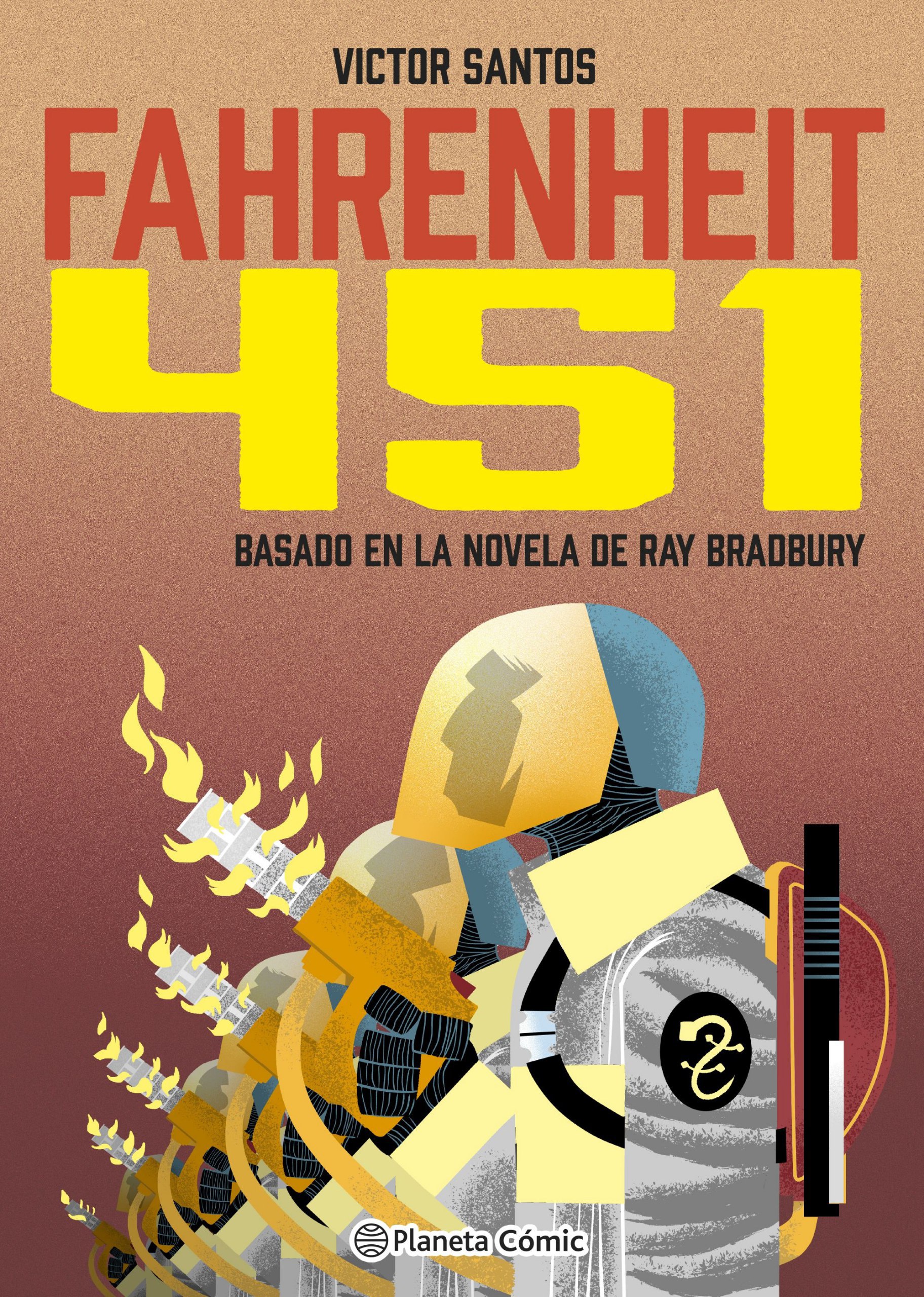 Portada ampliada de FAHRENHEIT 451