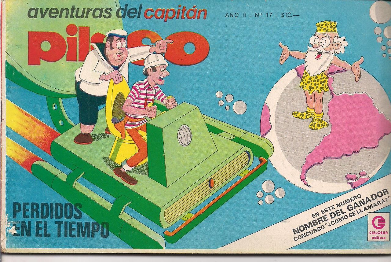 Portada ampliada de aventuras del capitán pilocho