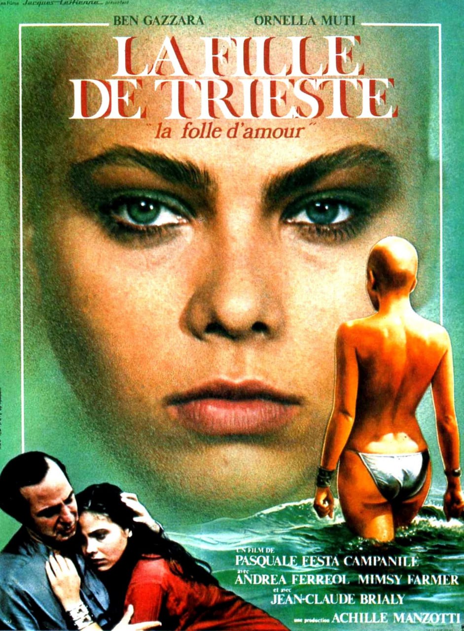 Portada ampliada de LA FILLE DE TRIESTE la folle d'amour