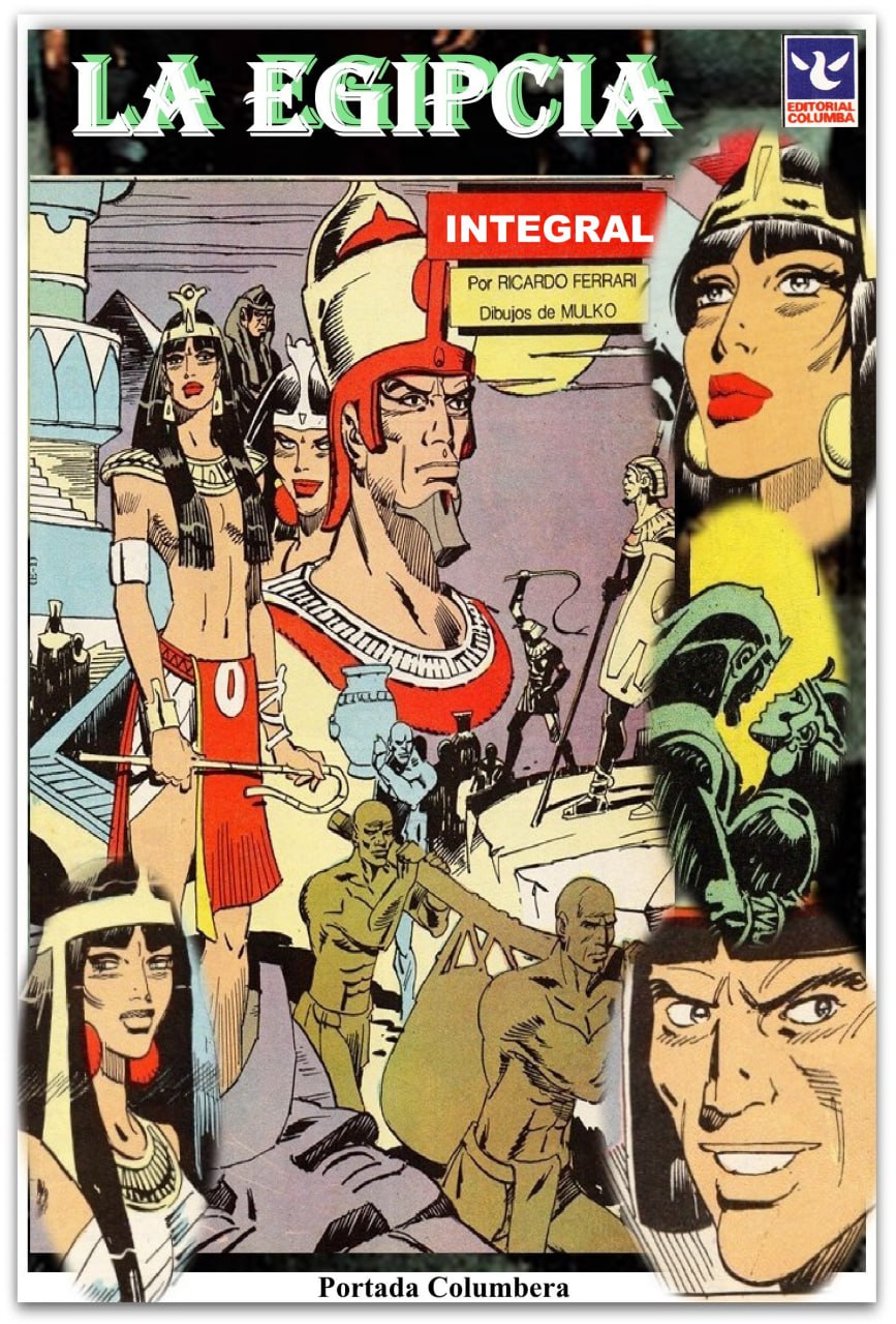 Portada ampliada de LA EGIPCIA