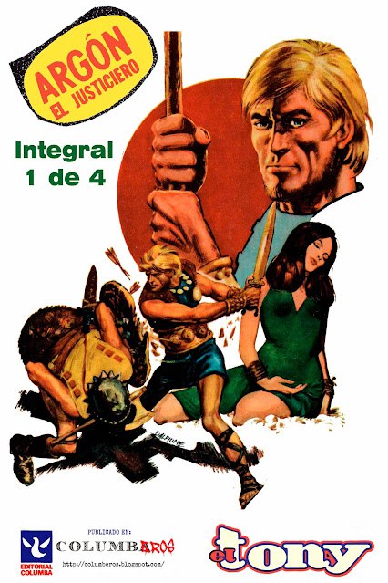 Portada ampliada de Argon el justiciero