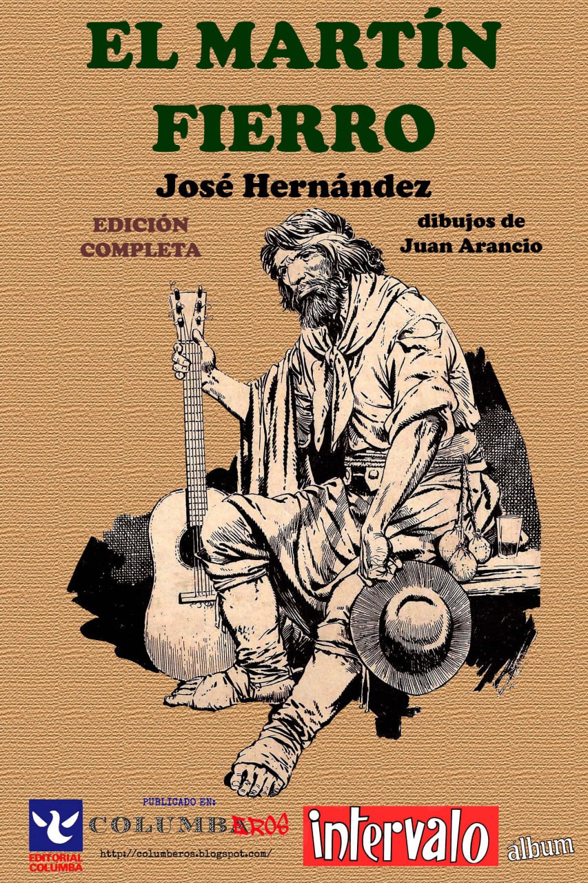Portada ampliada de EL MARTÍN FIERRO