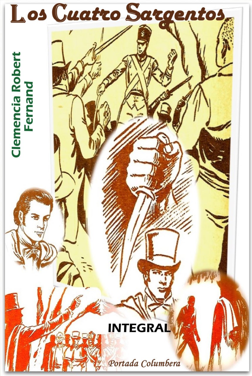 Portada ampliada de Los Cuatro Sargentos