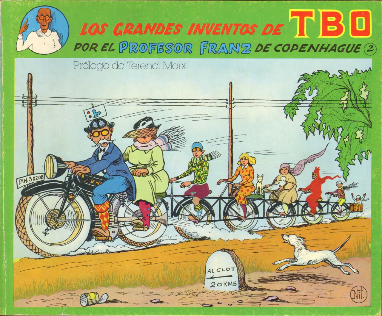 Portada ampliada de LOS GRANDES INVENTOS DE TBO