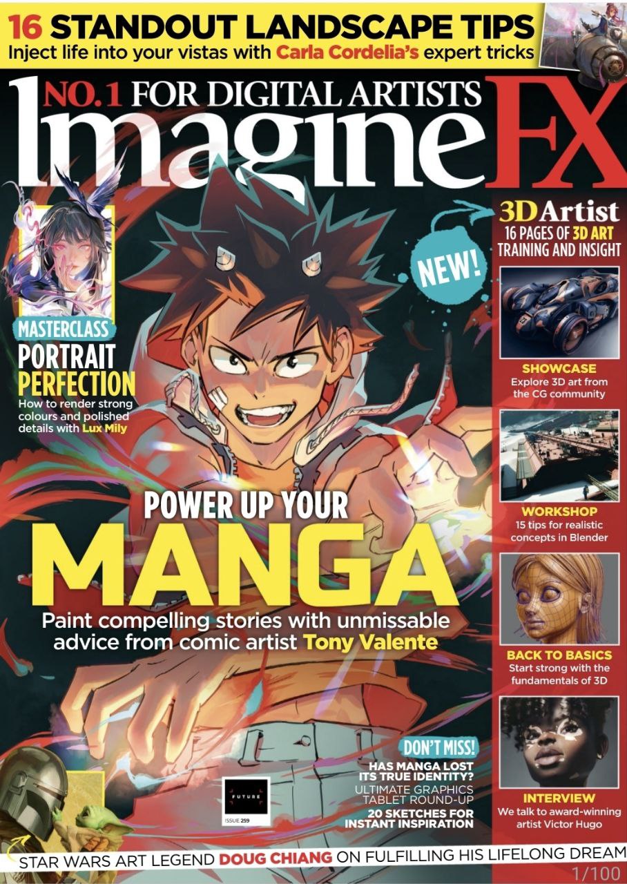 Portada ampliada de ImagineFX