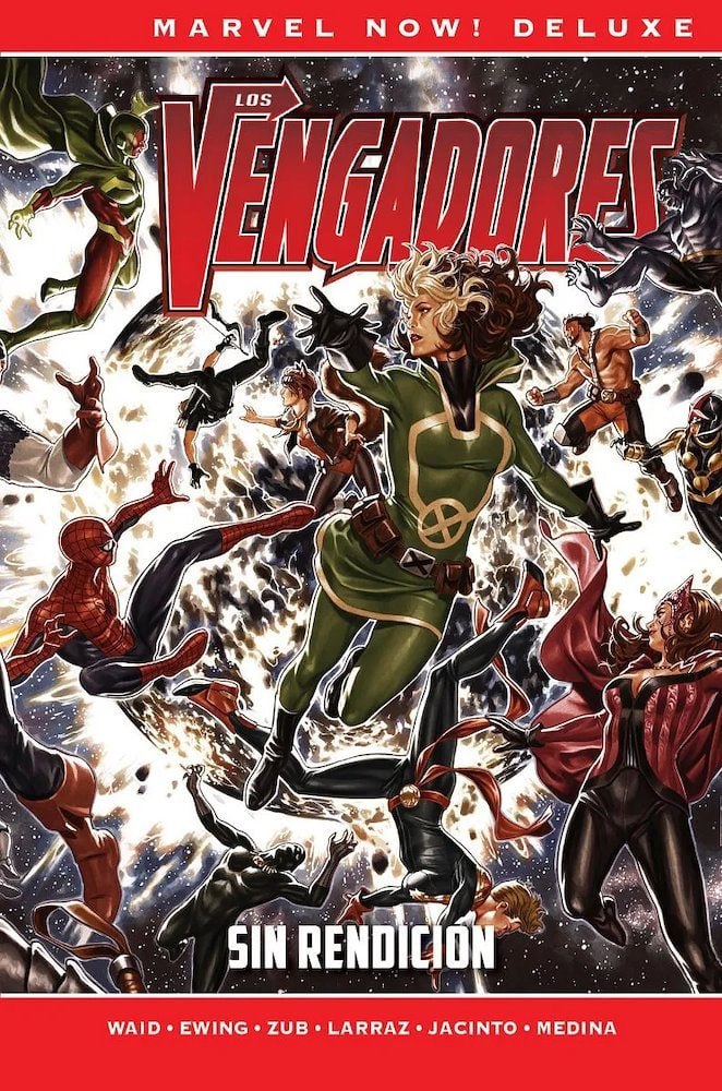 Portada ampliada de LOS VENGADORES