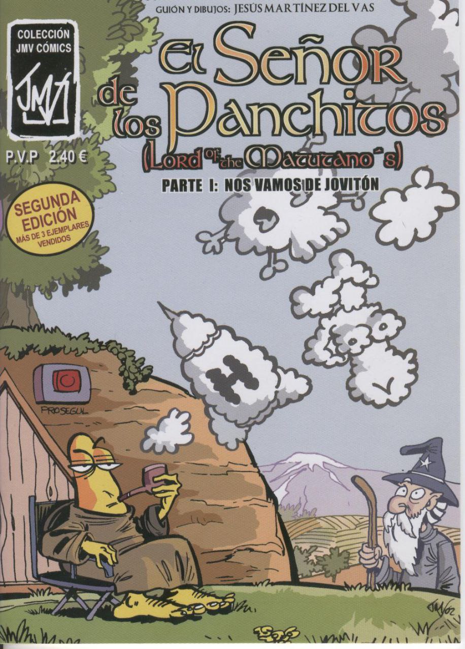 Portada ampliada de El Señor de los Panchicos (Lord 'in' Cachaznoid)