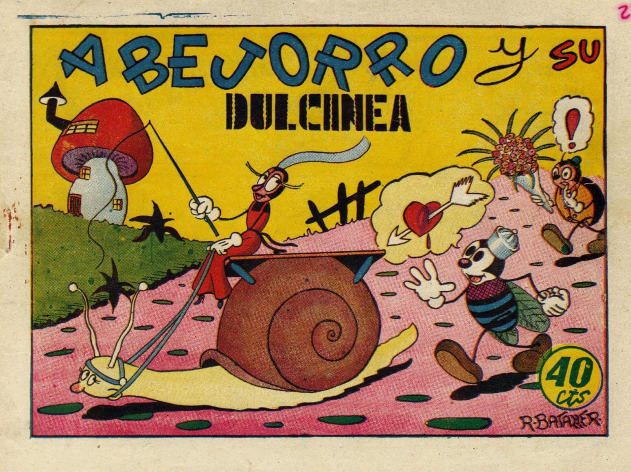 Portada ampliada de Abejorro y su Dulcinea