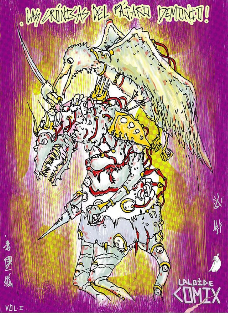 Portada ampliada de Las Crónicas del Santo Dzmuerto!