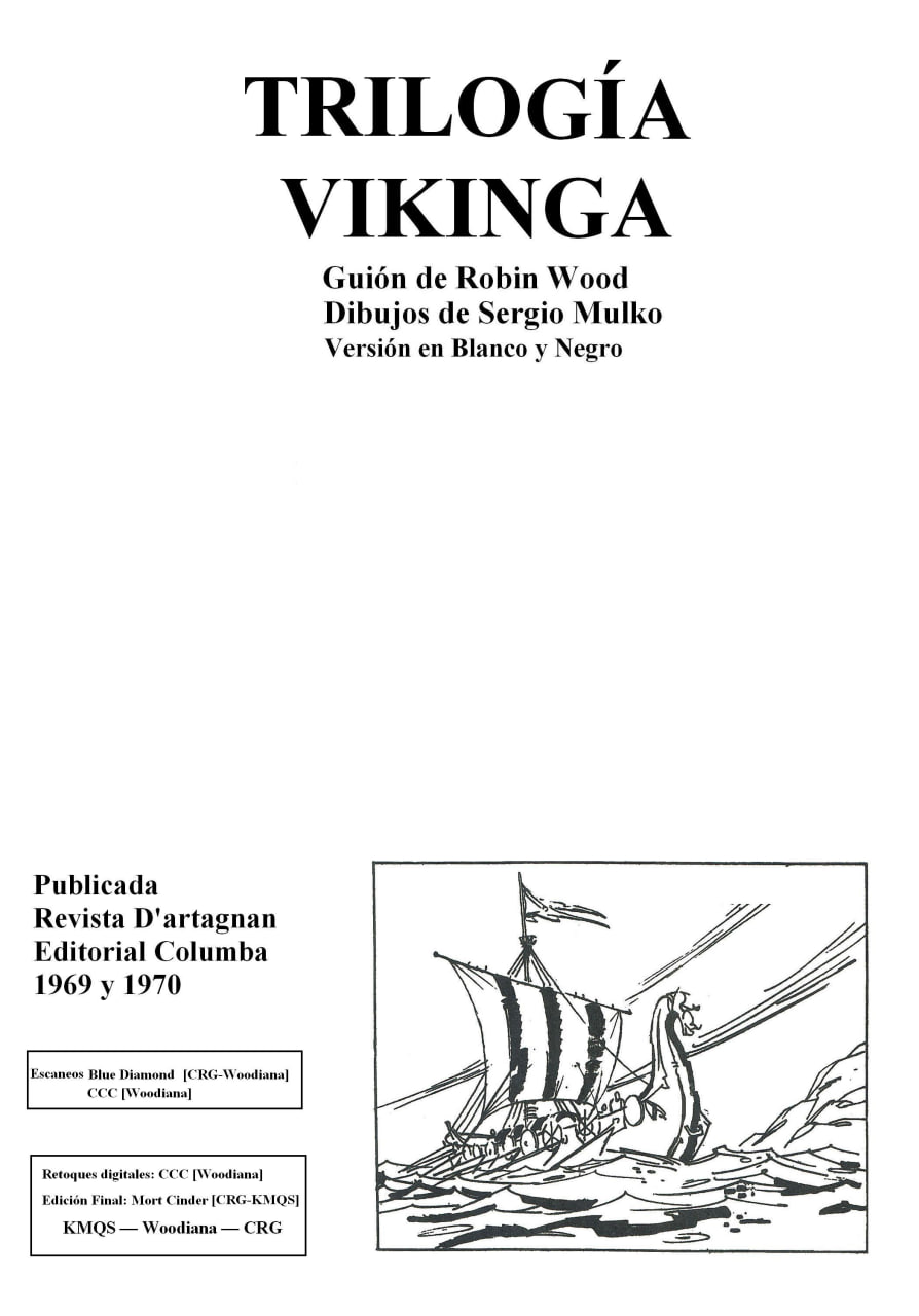 Portada ampliada de TRILOGÍA VIKINGA