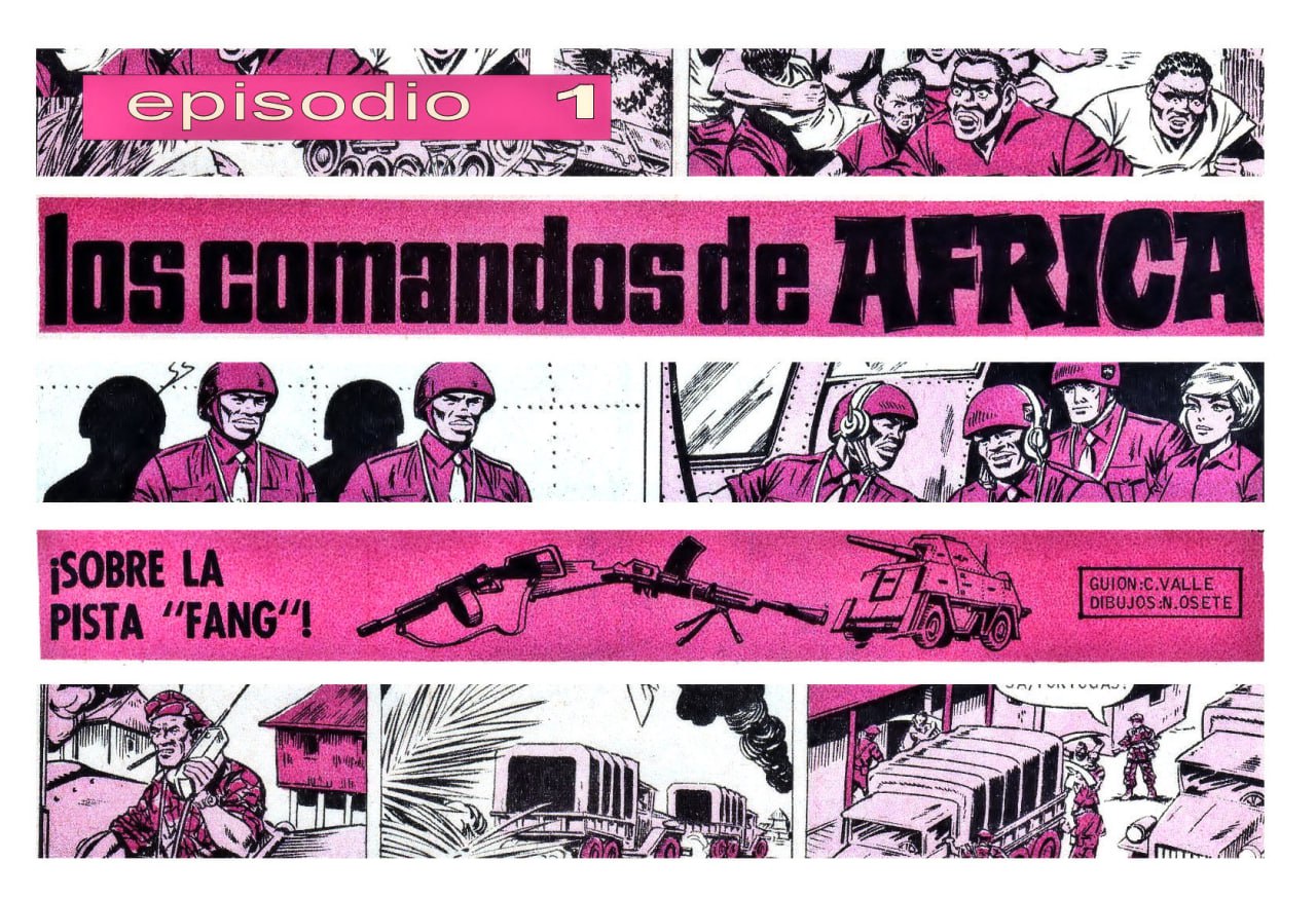 Portada ampliada de los comandos de AFRICA