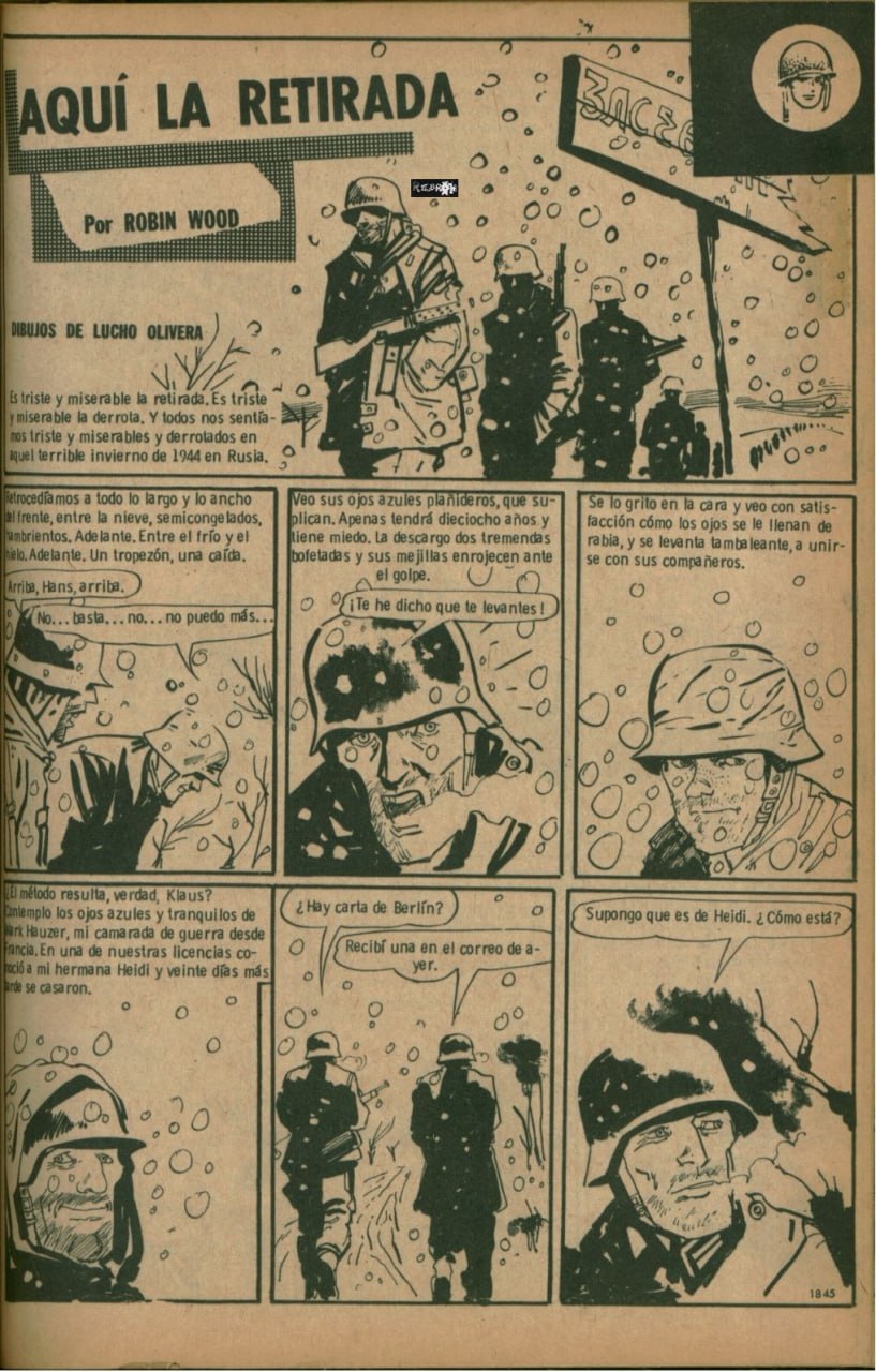 Portada ampliada de AQUÍ LA RETIRADA