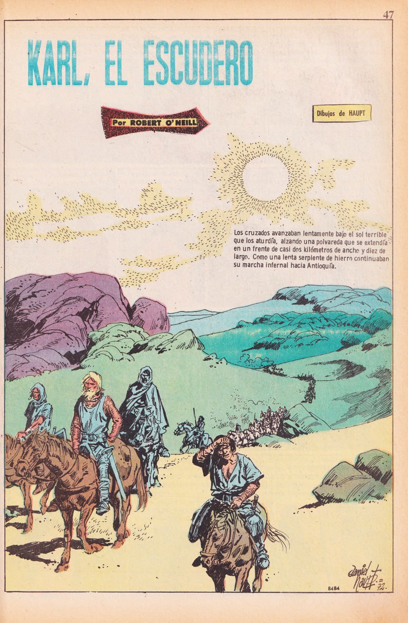 Portada ampliada de KARL, EL ESCUDERO