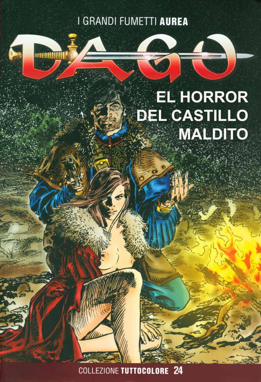 Portada ampliada de DAGO EL HORROR DEL CASTILLO MALDITO