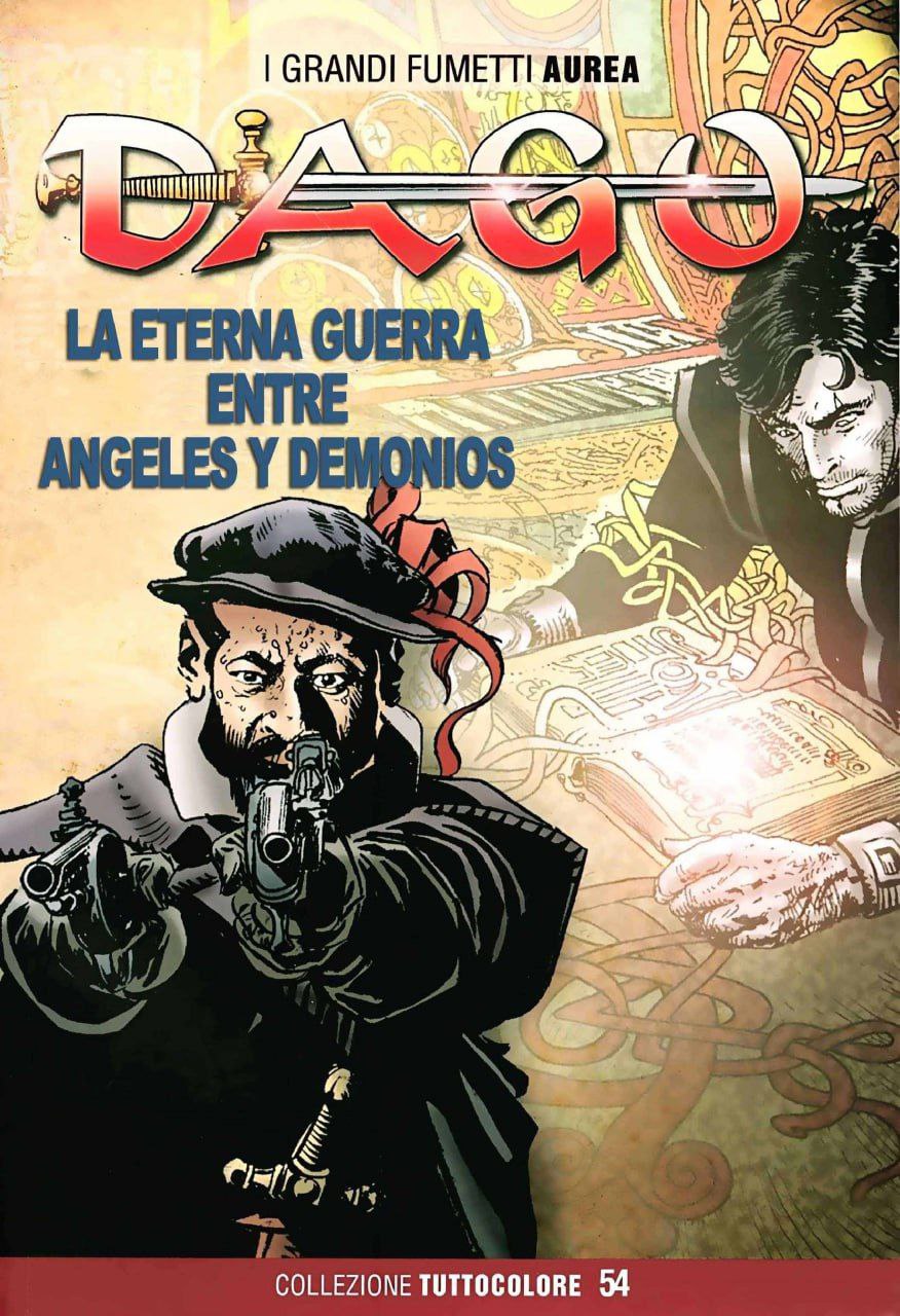 Portada ampliada de DAGO LA ETERNA GUERRA ENTRE ANGELES Y DEMONIOS