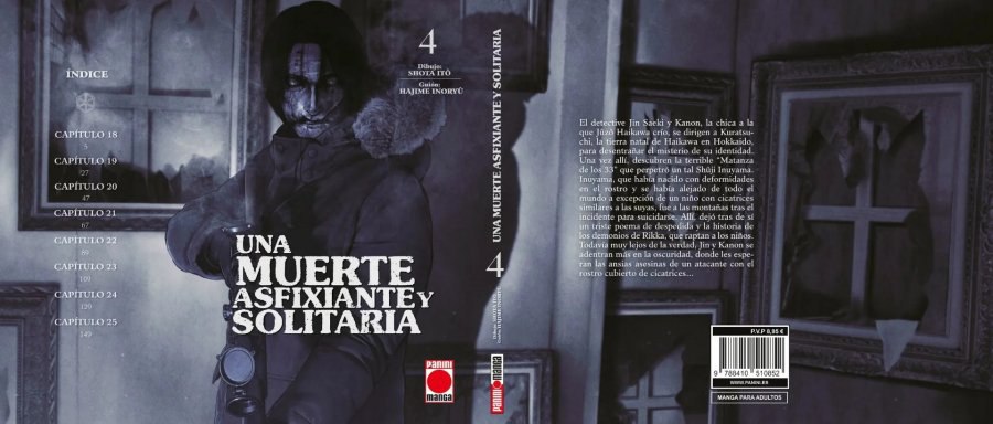 Portada ampliada de Una muerte asfixiante y solitaria