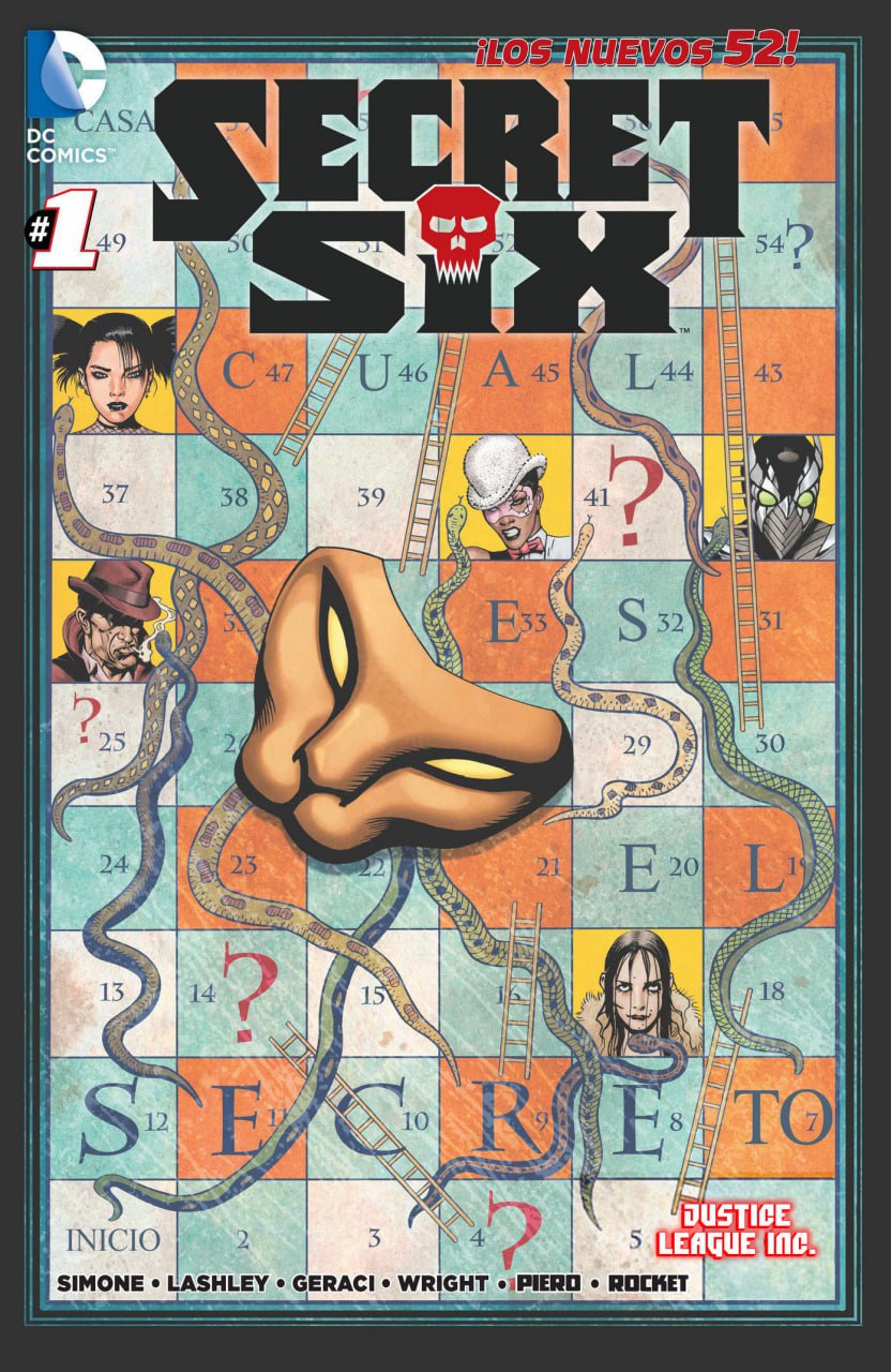 Portada ampliada de SECRET SIX
