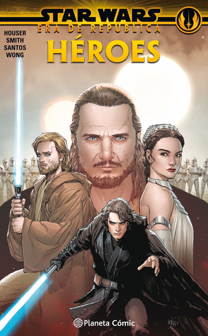 Portada ampliada de STAR WARS ERA DE LA REPÚBLICA HÉROES