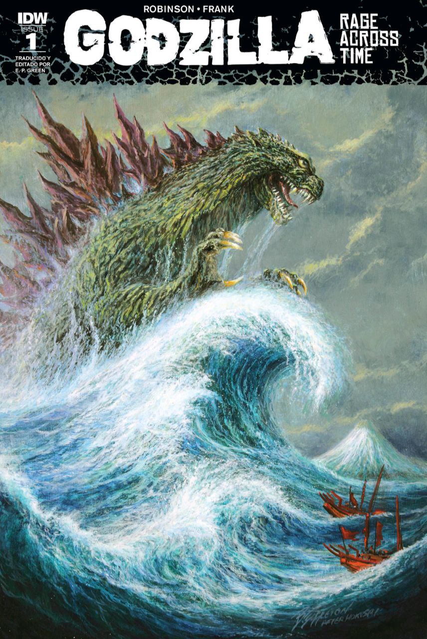 Portada ampliada de GODZILLA RAGE ACROSS TIME