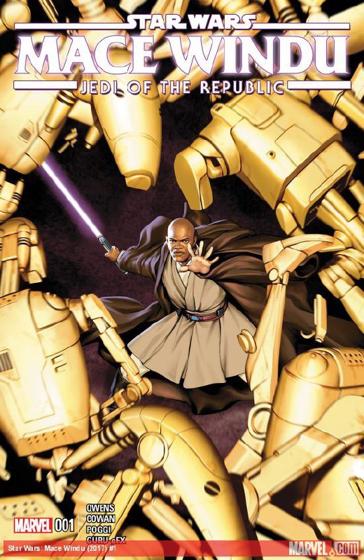 Portada ampliada de MACE WINDU