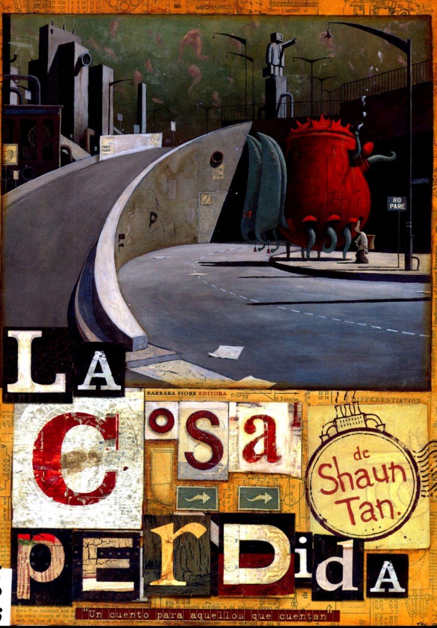 Portada ampliada de La Cosa Perdida
