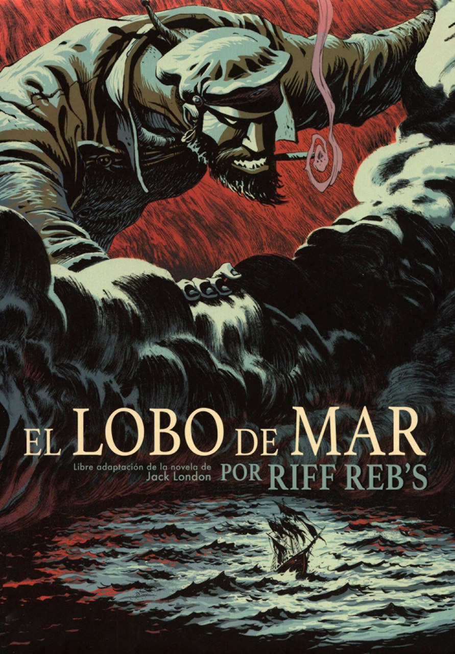 Portada ampliada de EL LOBO DE MAR