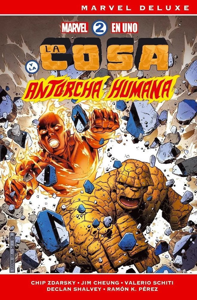 Portada ampliada de La Cosa Antorcha Humana