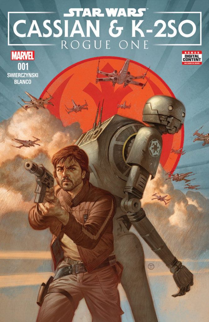 Portada ampliada de STAR WARS CASSIAN & K-2SO ROGUE ONE