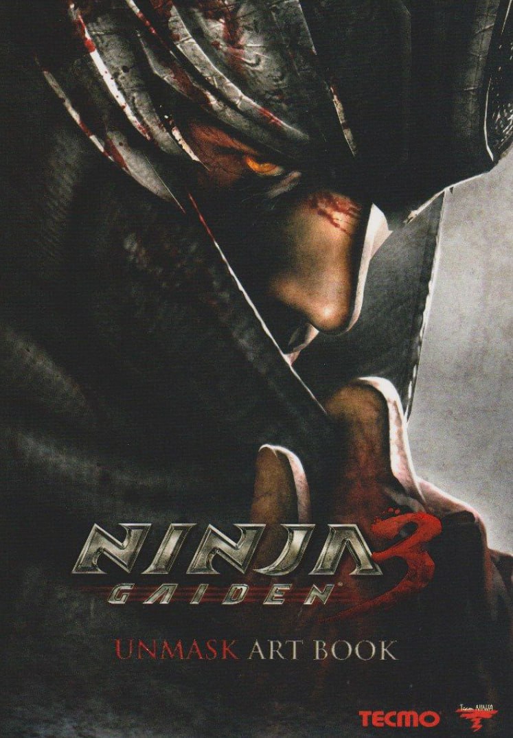 Portada ampliada de Ninja Gaiden 3 Unmask Art Book
