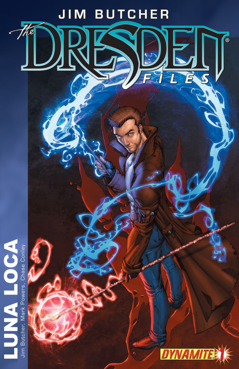 Portada ampliada de The Dresden Files