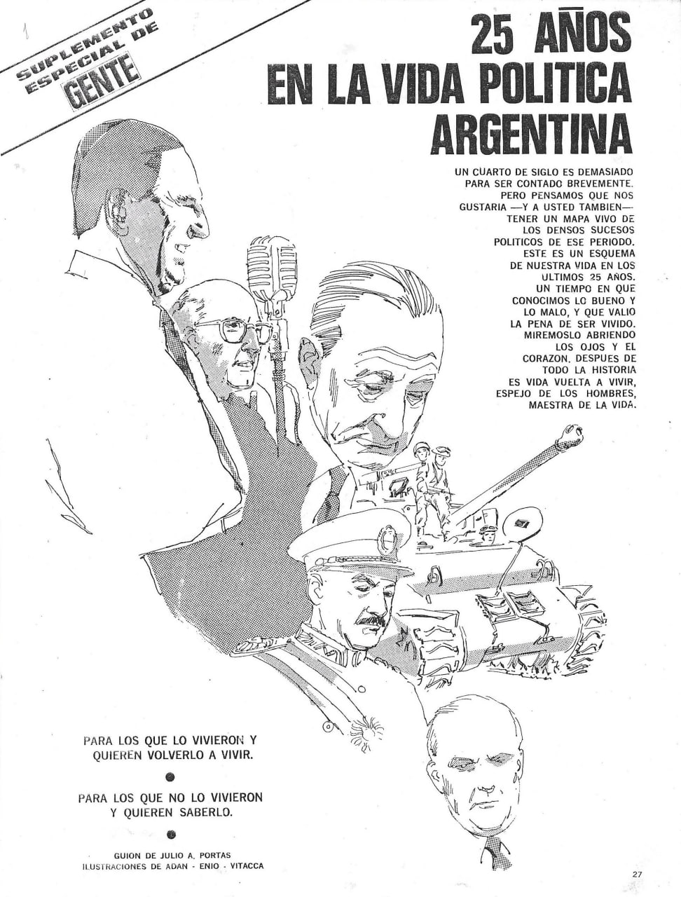 Portada ampliada de 25 AÑOS EN LA VIDA POLITICA ARGENTINA