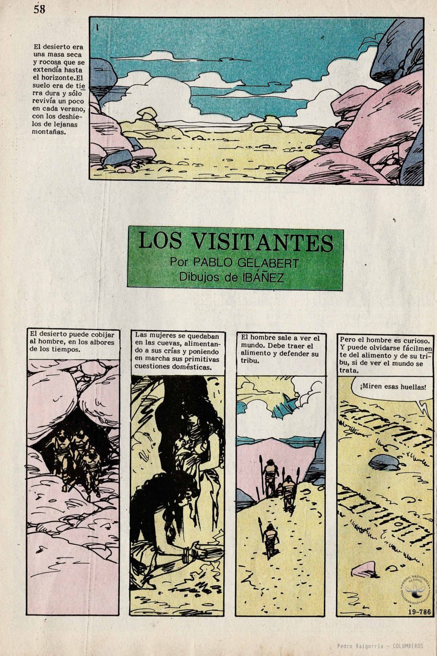 Portada ampliada de LOS VISITANTES