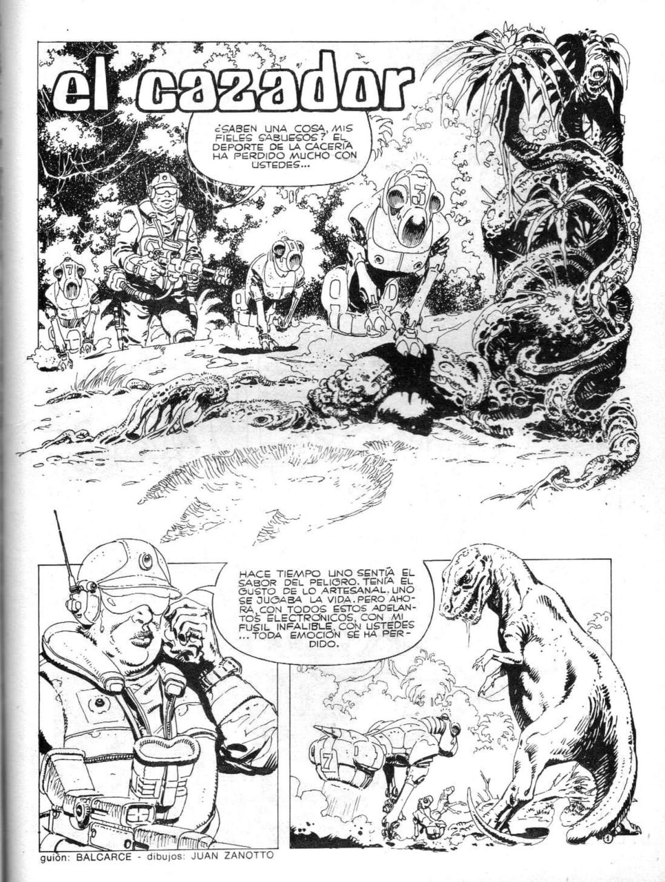 Portada ampliada de el cazador