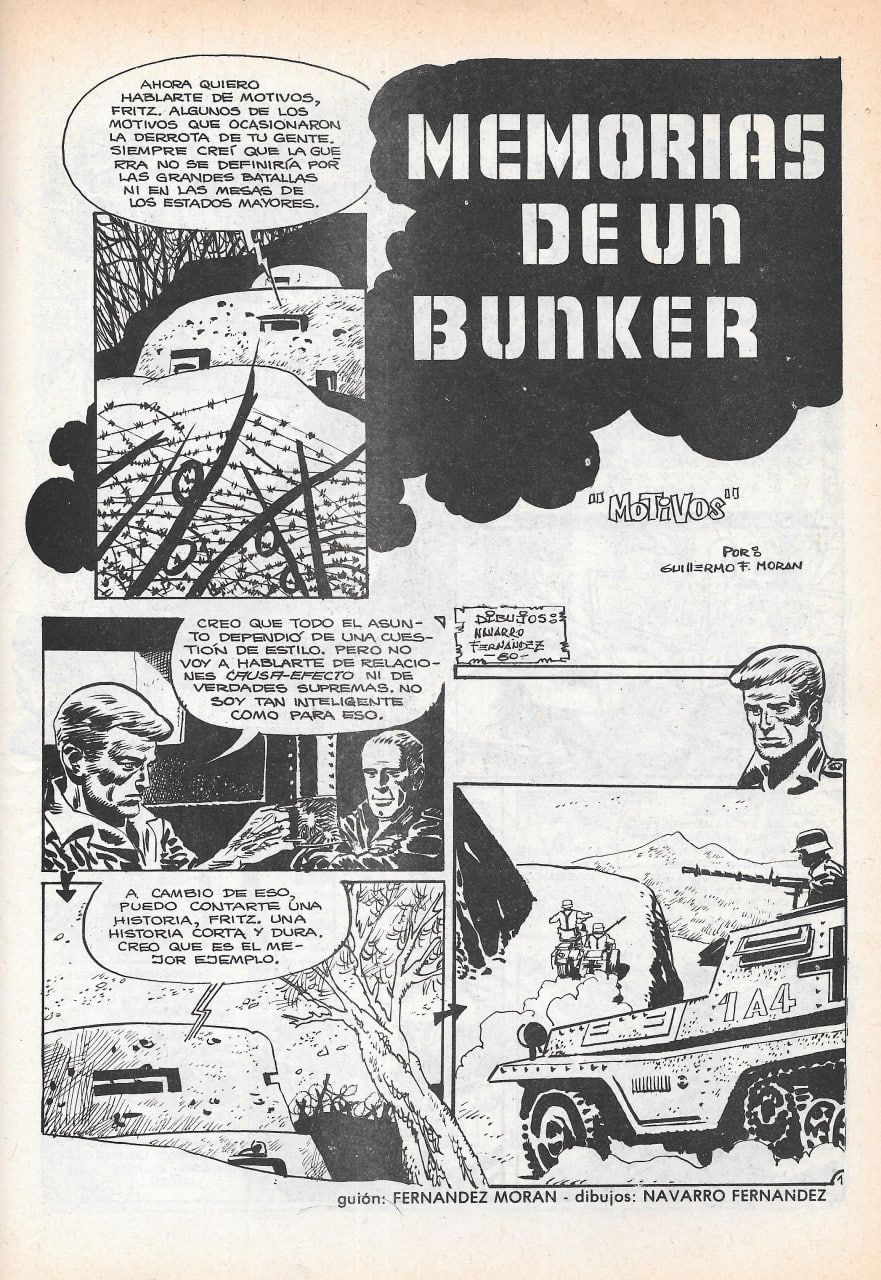 Portada ampliada de MEMORIAS DE UN BUNKER