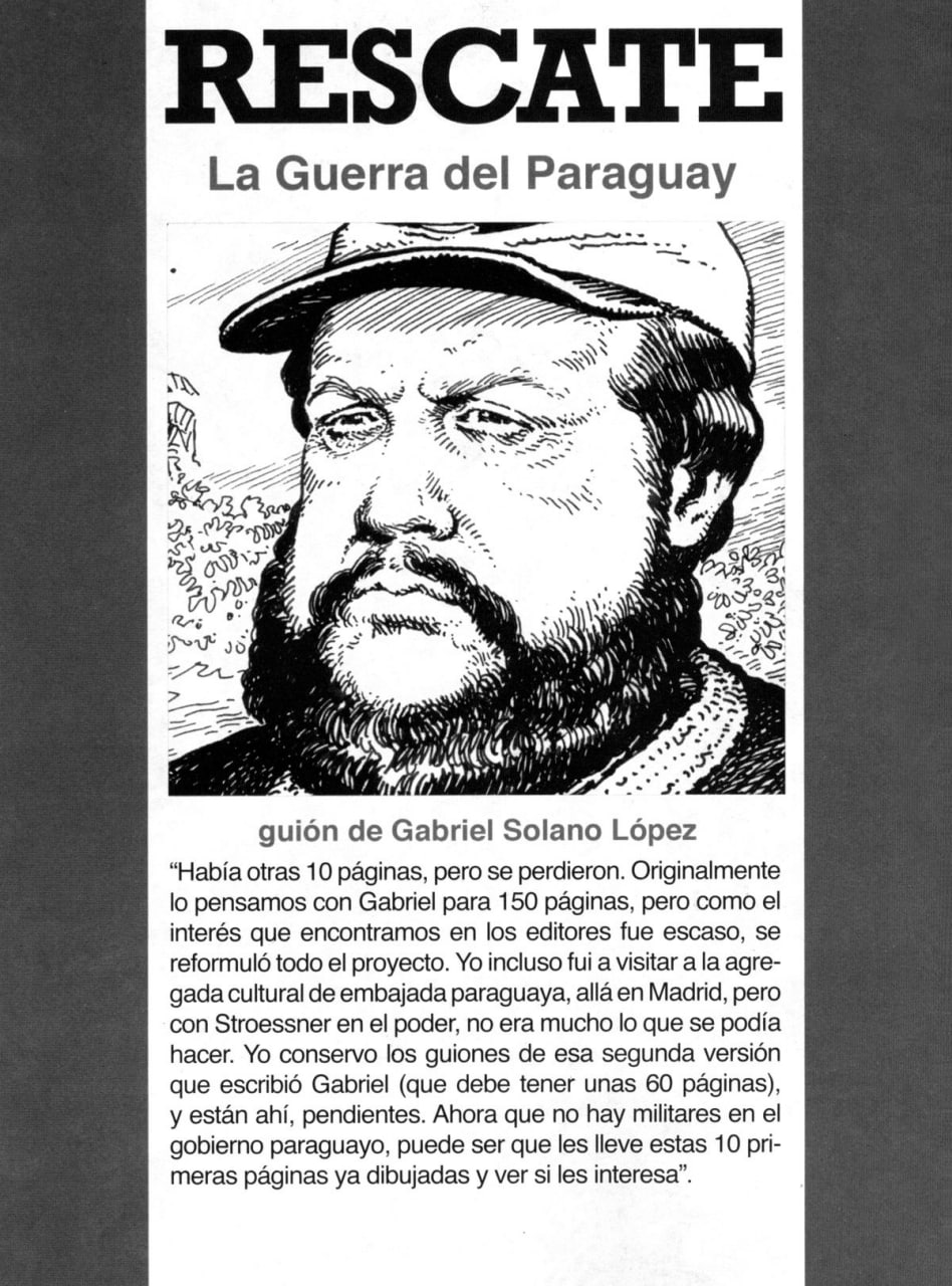 Portada ampliada de RESCATE La Guerra del Paraguay