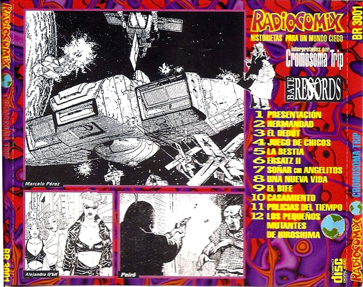 Portada ampliada de RADIOCOMIX