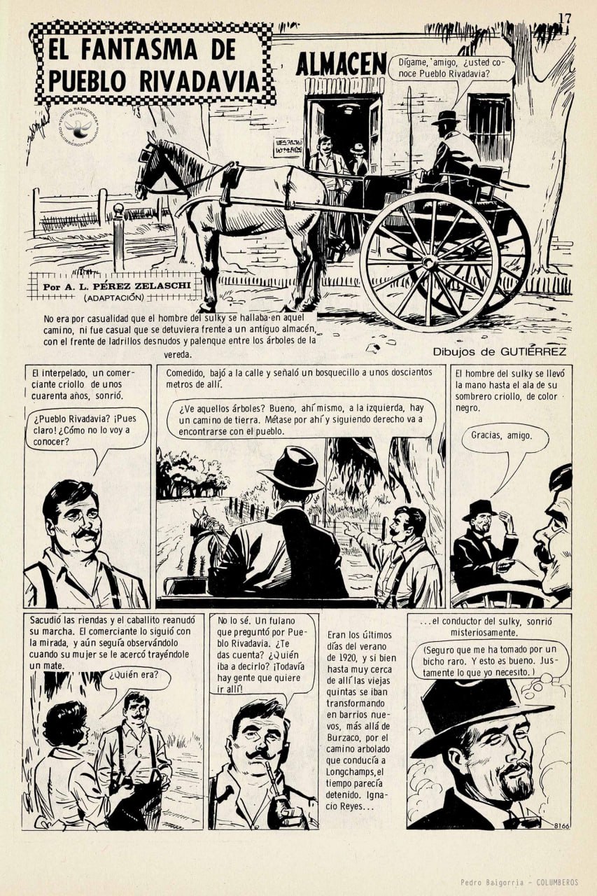 Portada ampliada de EL FANTASMA DE PUEBLO RIVADAVIA