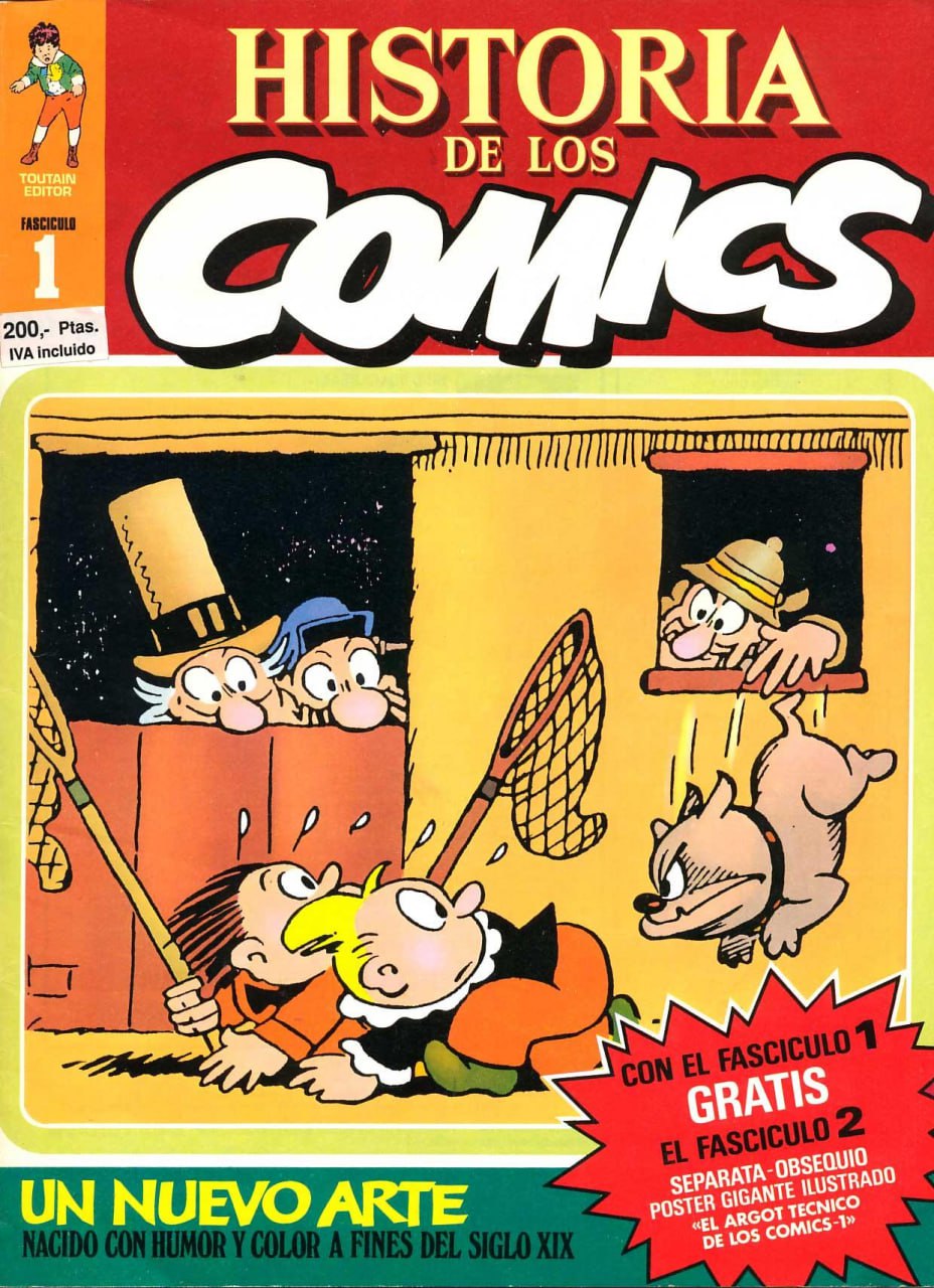 Portada ampliada de HISTORIA DE LOS COMICS