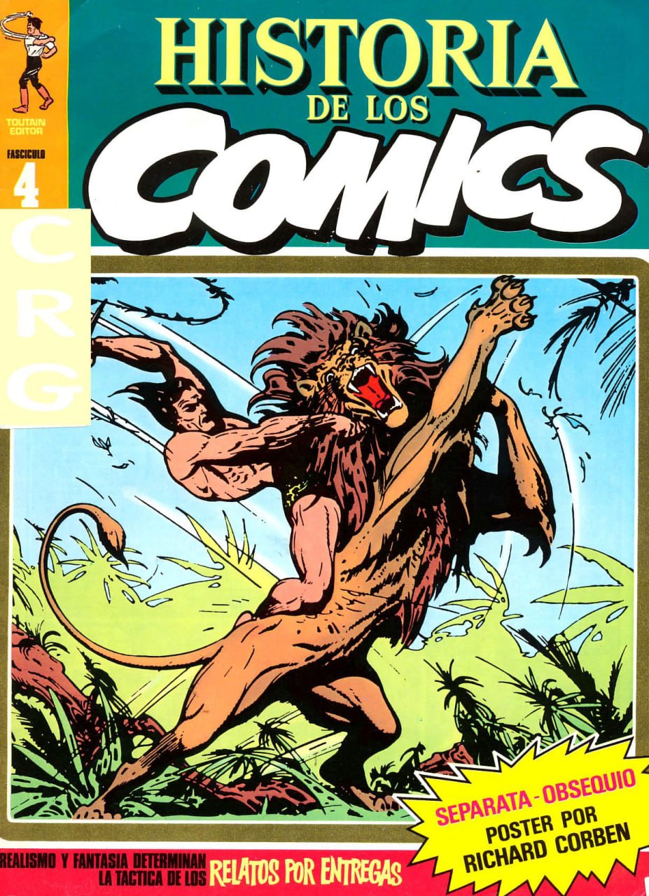 Portada ampliada de HISTORIA DE LOS COMICS
