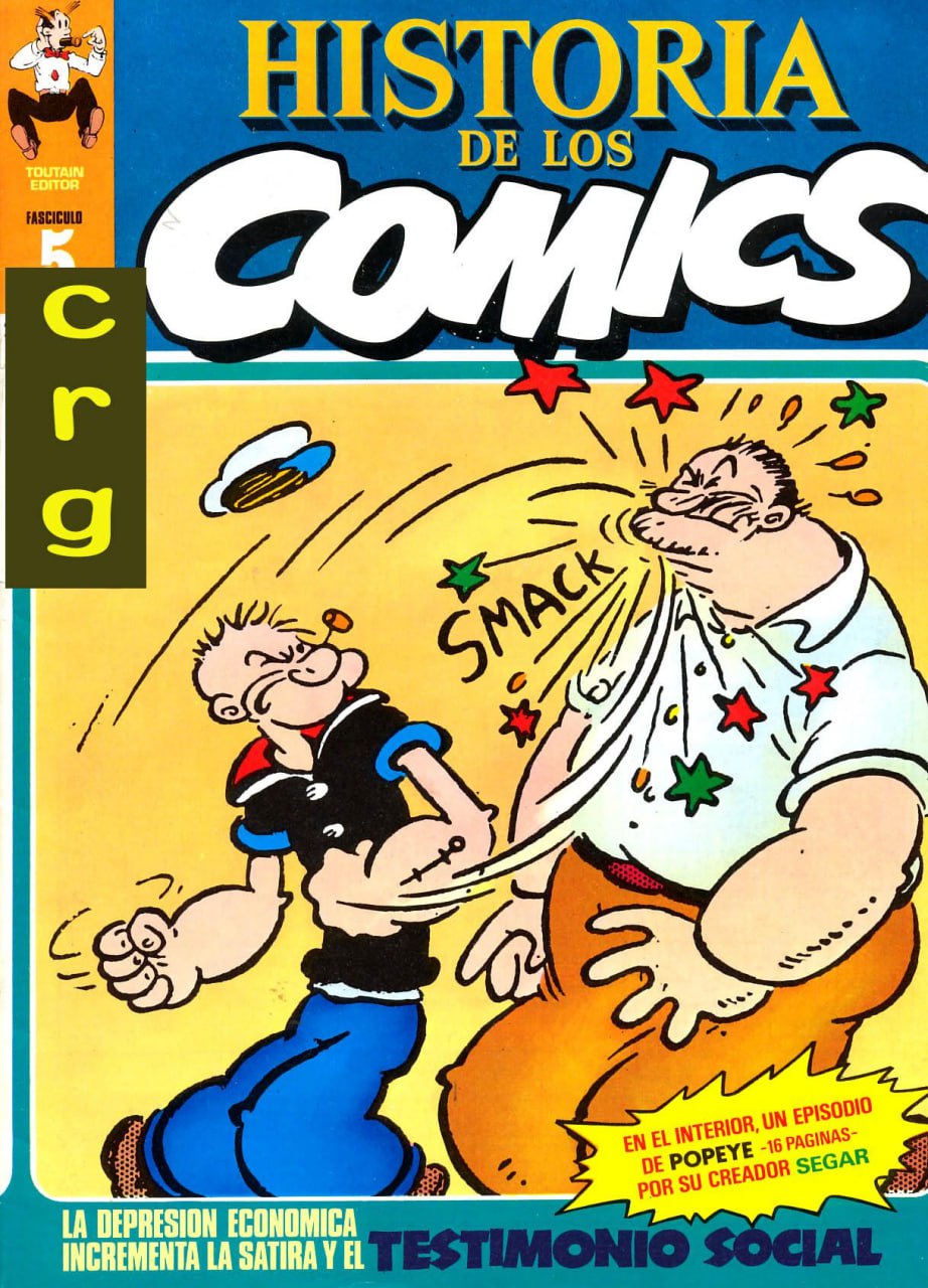 Portada ampliada de HISTORIA DE LOS COMICS