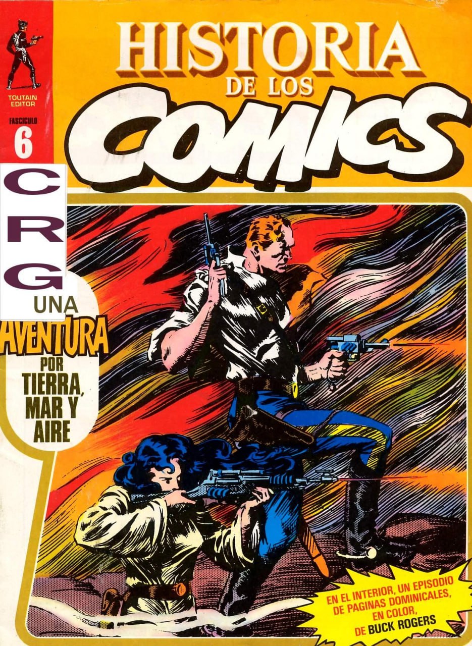 Portada ampliada de HISTORIA DE LOS COMICS