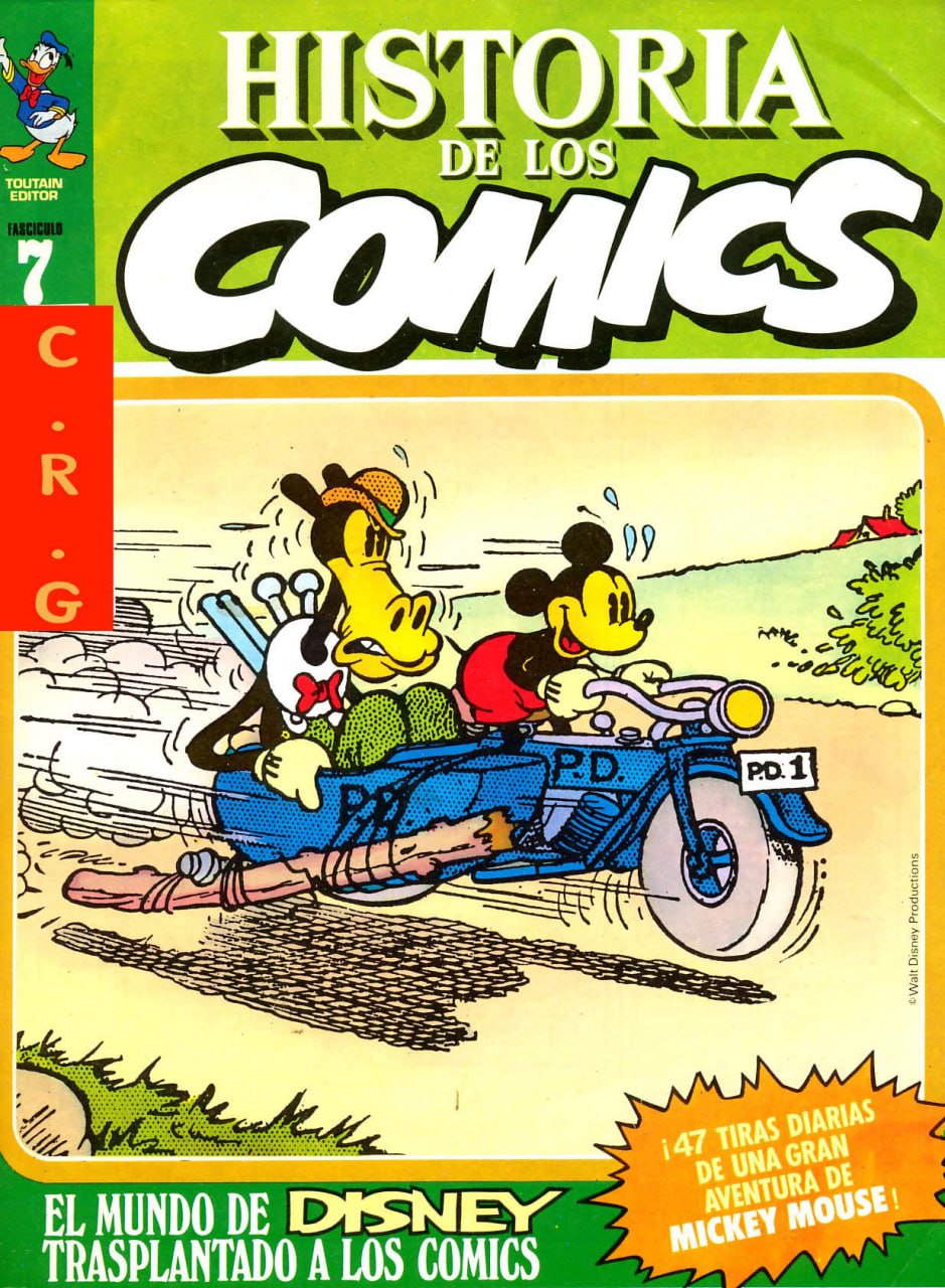 Portada ampliada de HISTORIA DE LOS COMICS
