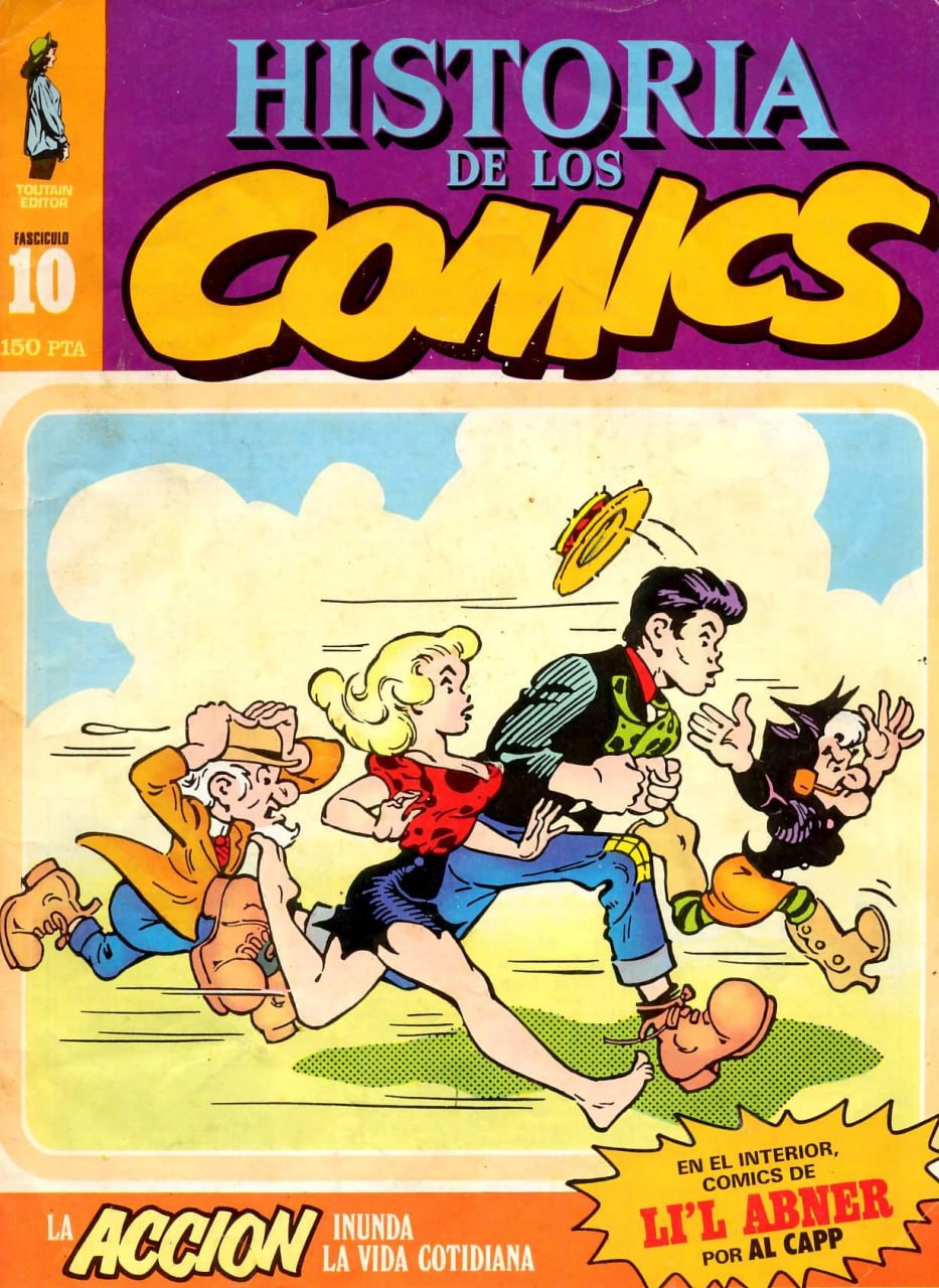 Portada ampliada de HISTORIA DE LOS COMICS