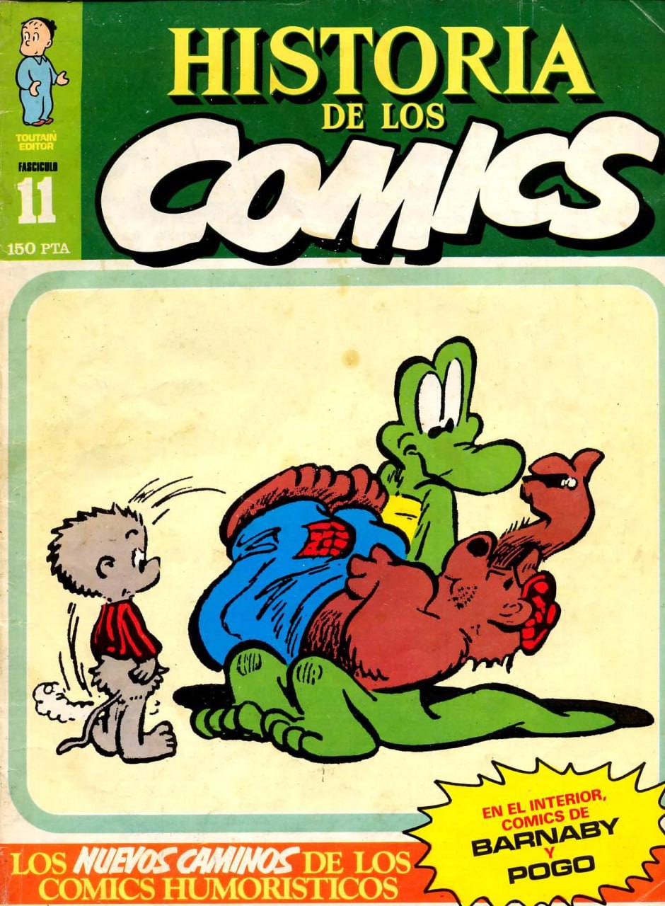 Portada ampliada de HISTORIA DE LOS COMICS