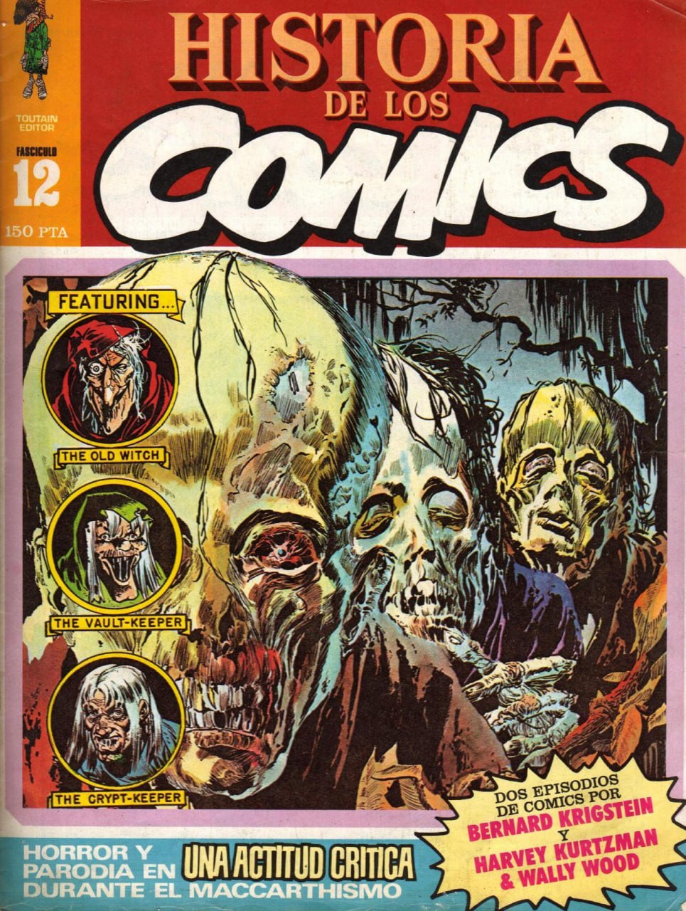 Portada ampliada de HISTORIA DE LOS COMICS