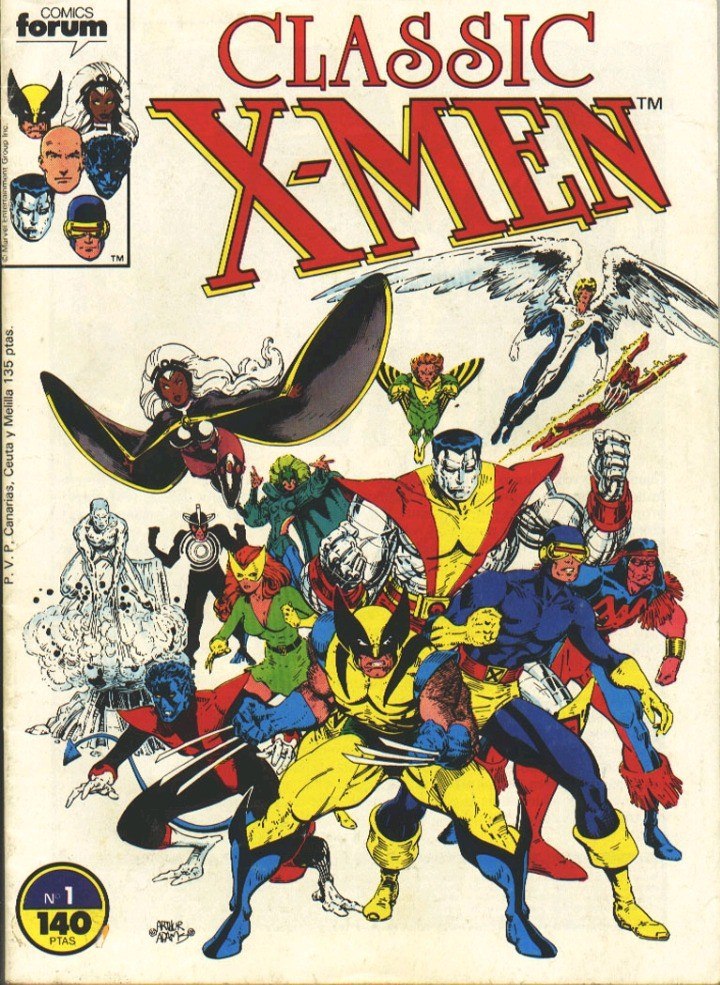 Portada ampliada de CLASSIC X-MEN
