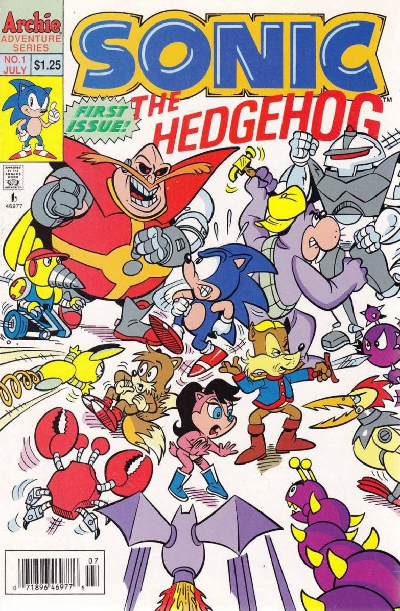 Portada ampliada de SONIC THE HEDGEHOG