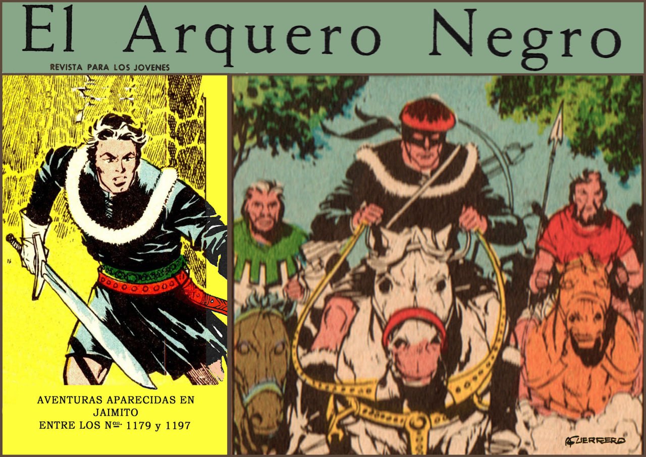 Portada ampliada de El Arquero Negro