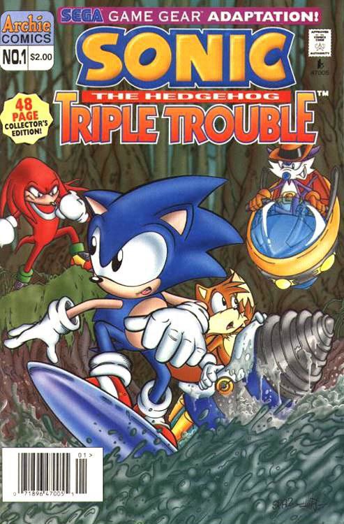 Portada ampliada de SONIC THE HEDGEHOG TRIPLE TROUBLE
