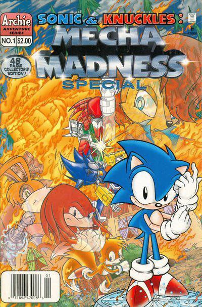 Portada ampliada de SONIC & KNUCKLES: MECHA MADNESS SPECIAL